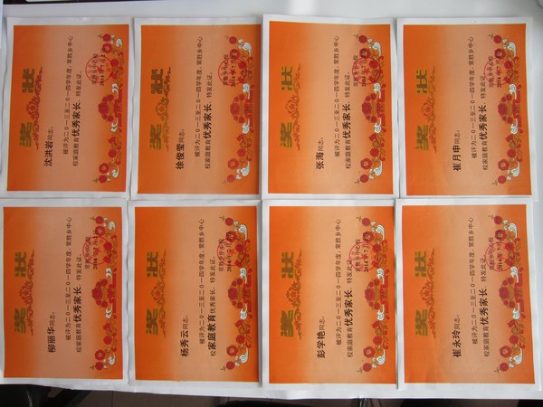 家庭教育优秀家长、优秀教师名册